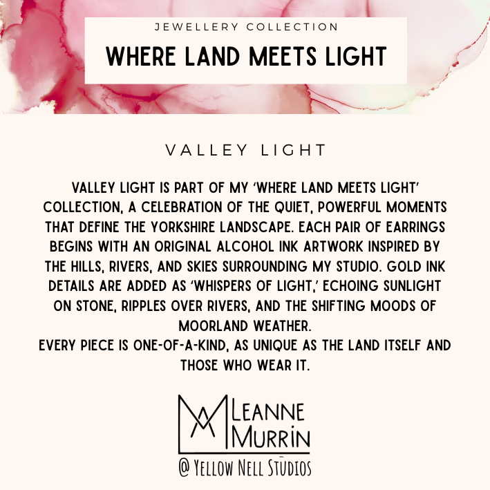 Where Land Meets Light Valley Light Stud Earrings