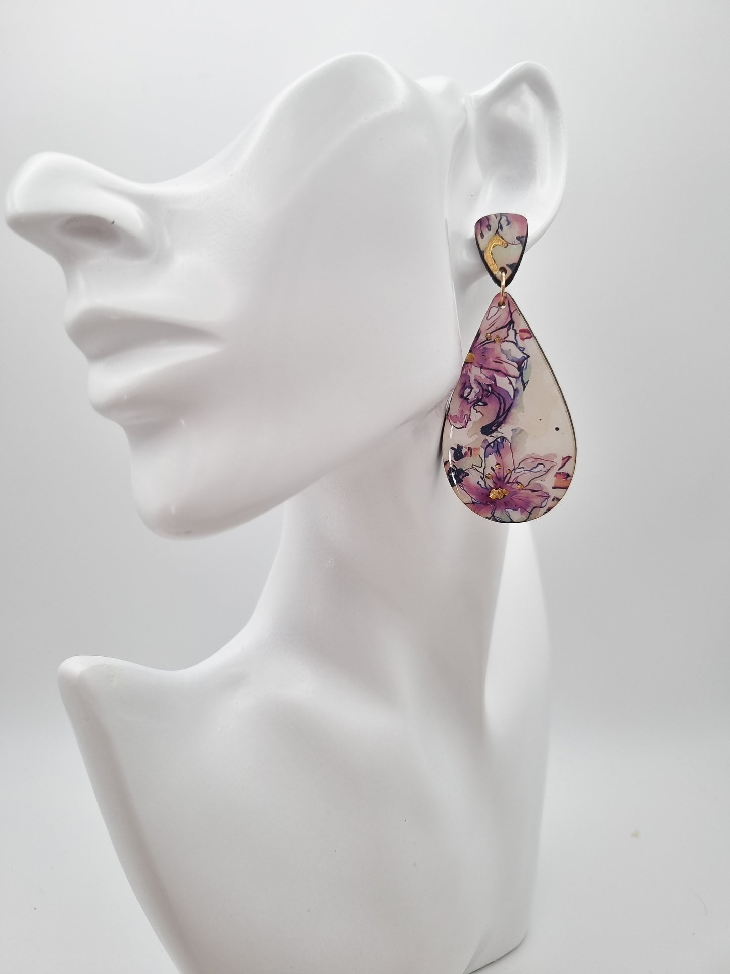 Floral Rural Garden Earrings - Pinks Whole Dangle/Drop (P2)
