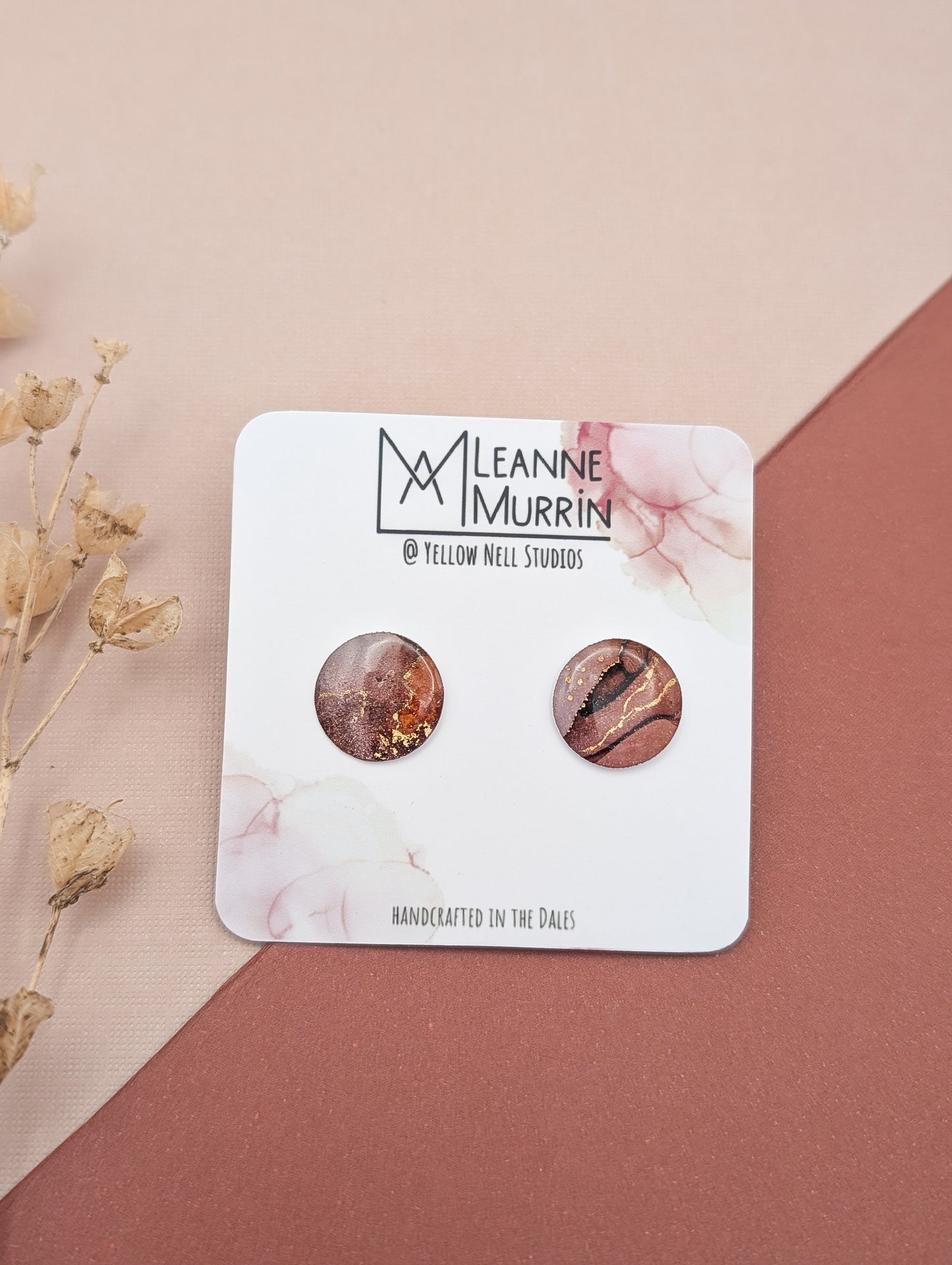 Where Land Meets Light Valley Light Stud Earrings