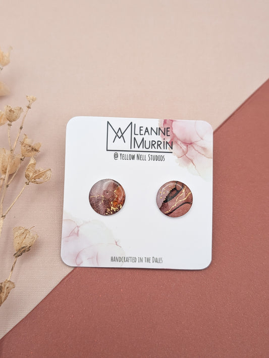 Where Land Meets Light Valley Light Stud Earrings