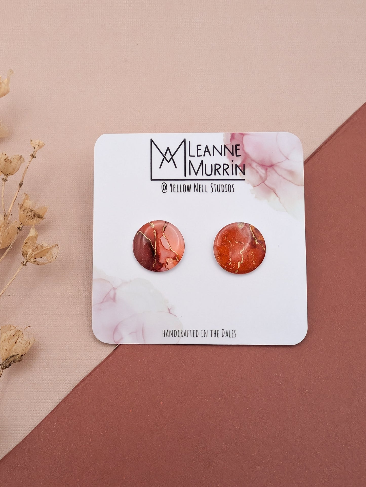 Where Land Meets Light Valley Light Stud Earrings