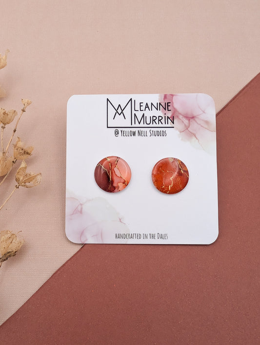 Where Land Meets Light Valley Light Stud Earrings