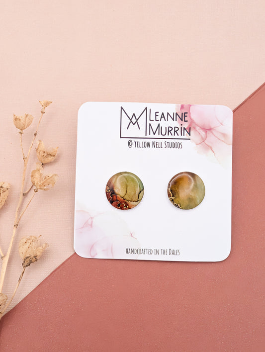Where Land Meets Light Valley Light Stud Earrings