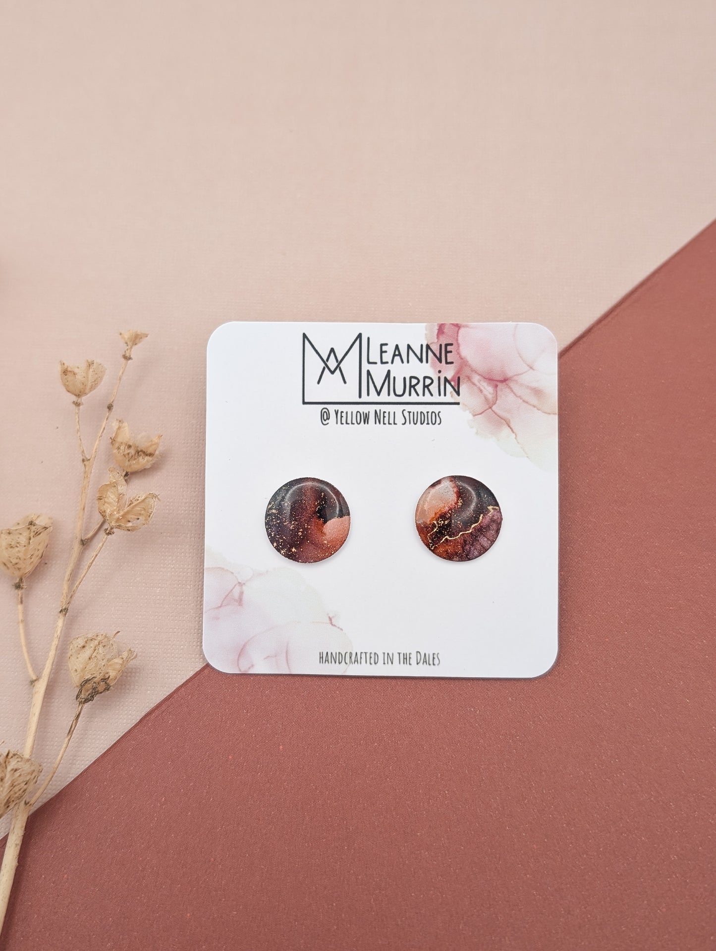 Where Land Meets Light Valley Light Stud Earrings
