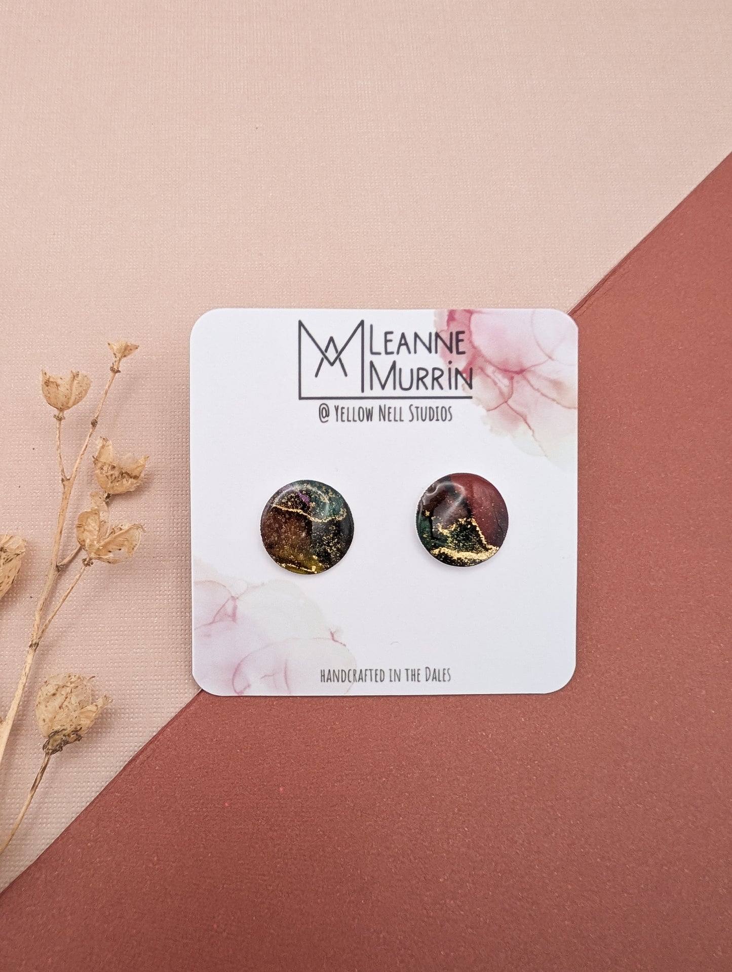 Where Land Meets Light Valley Light Stud Earrings