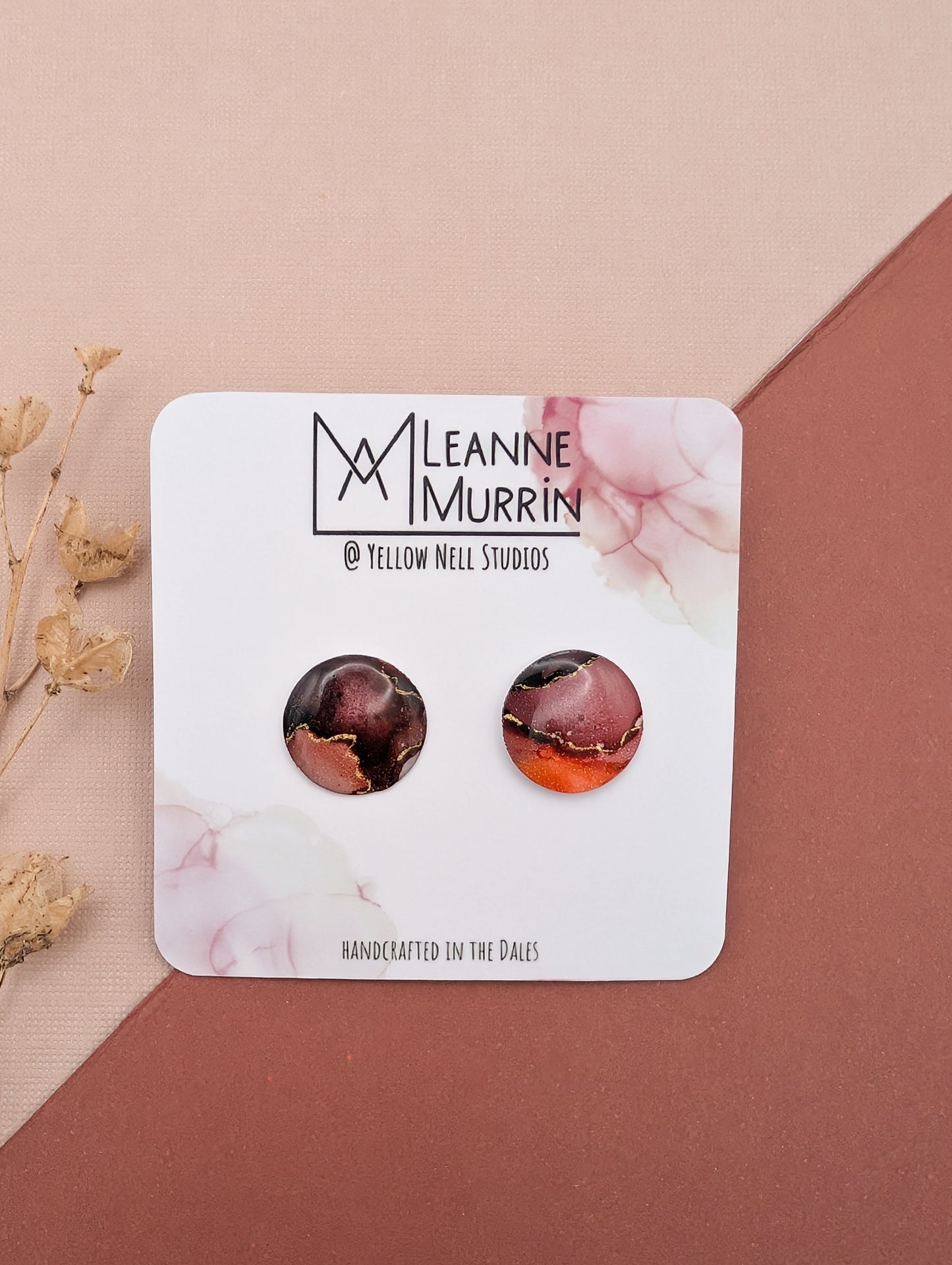 Where Land Meets Light Valley Light Stud Earrings