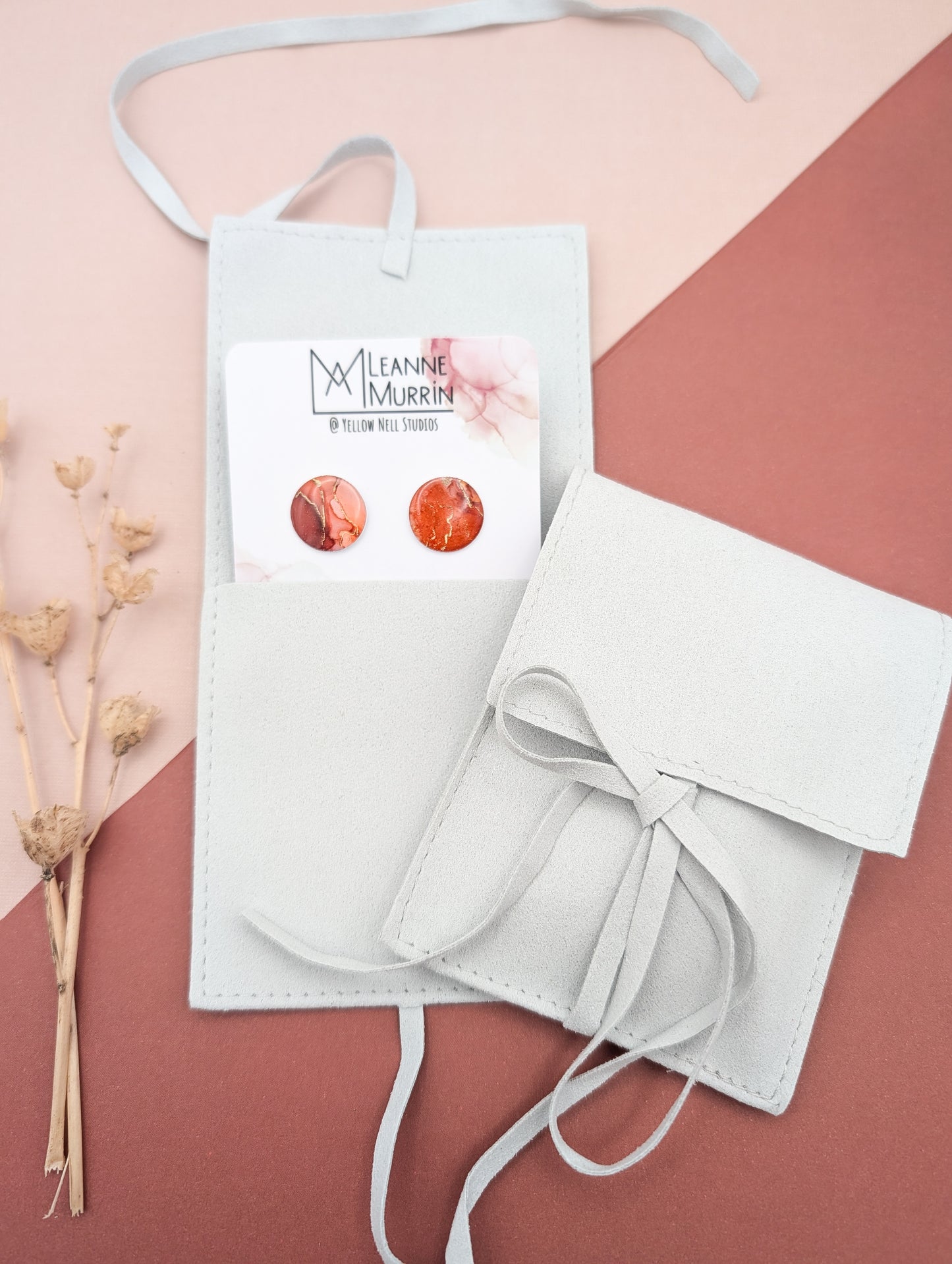 Where Land Meets Light Valley Light Stud Earrings