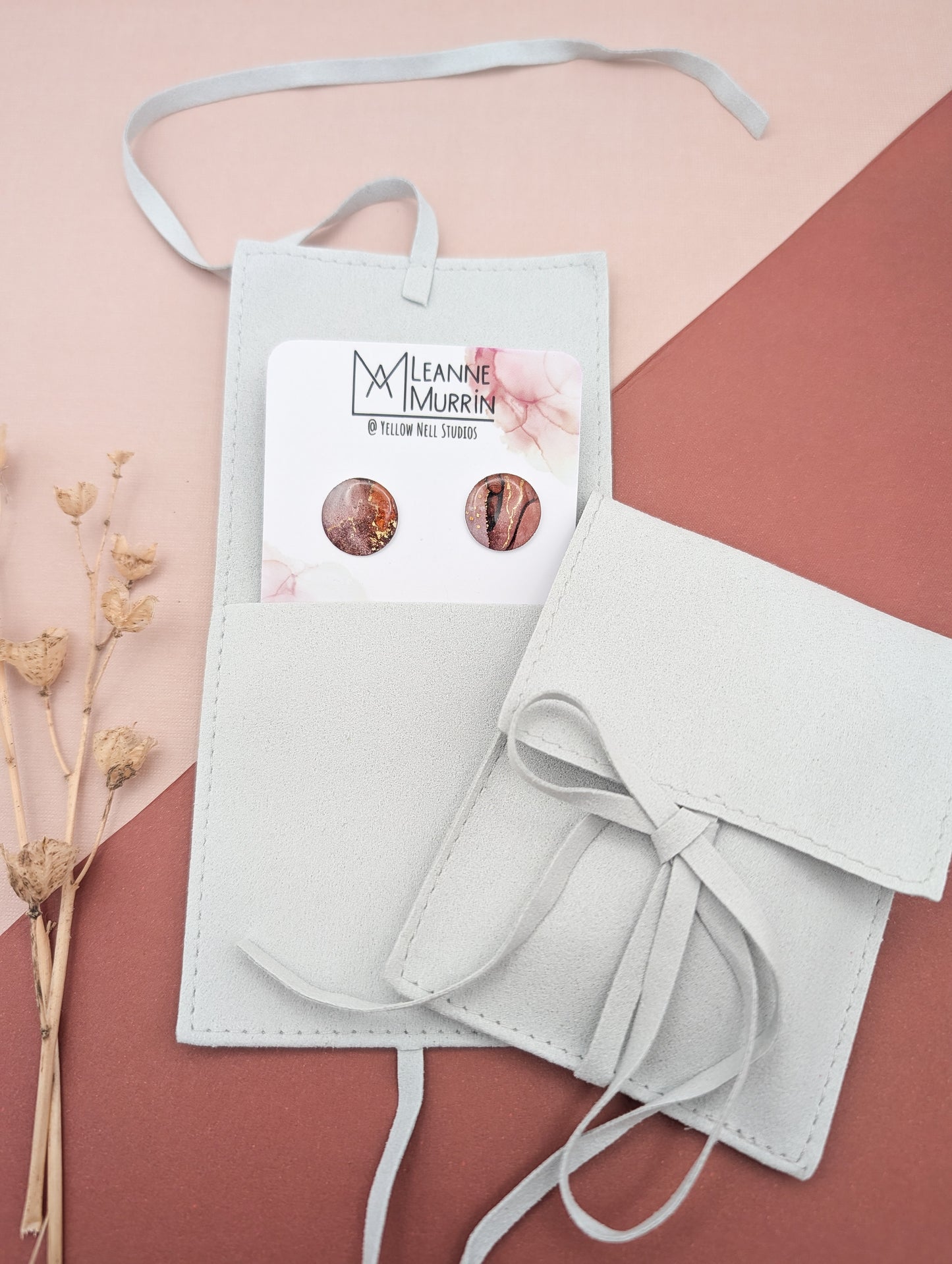 Where Land Meets Light Valley Light Stud Earrings