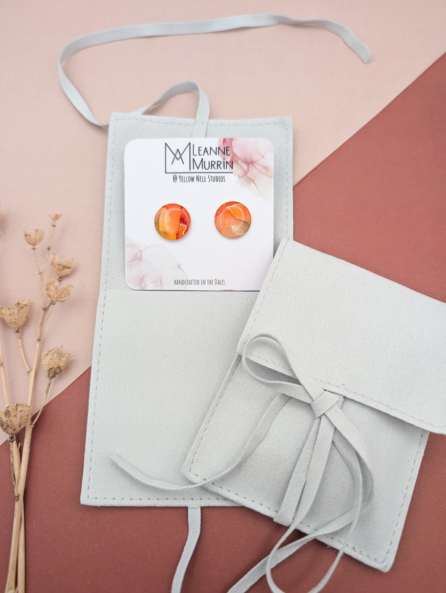 Where Land Meets Light Valley Light Stud Earrings