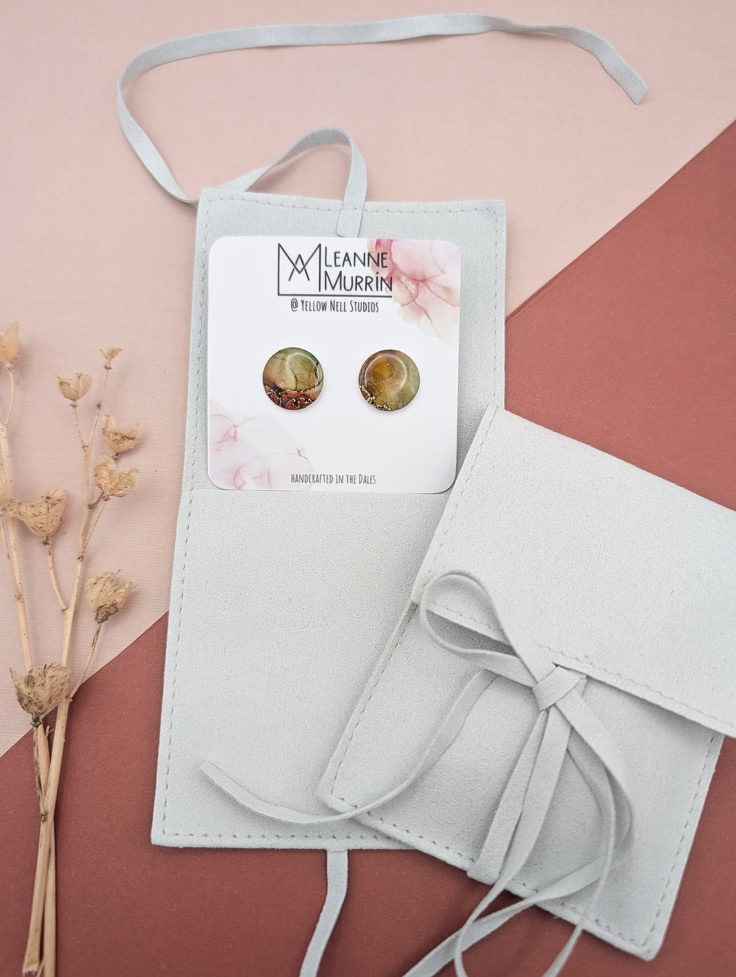 Where Land Meets Light Valley Light Stud Earrings