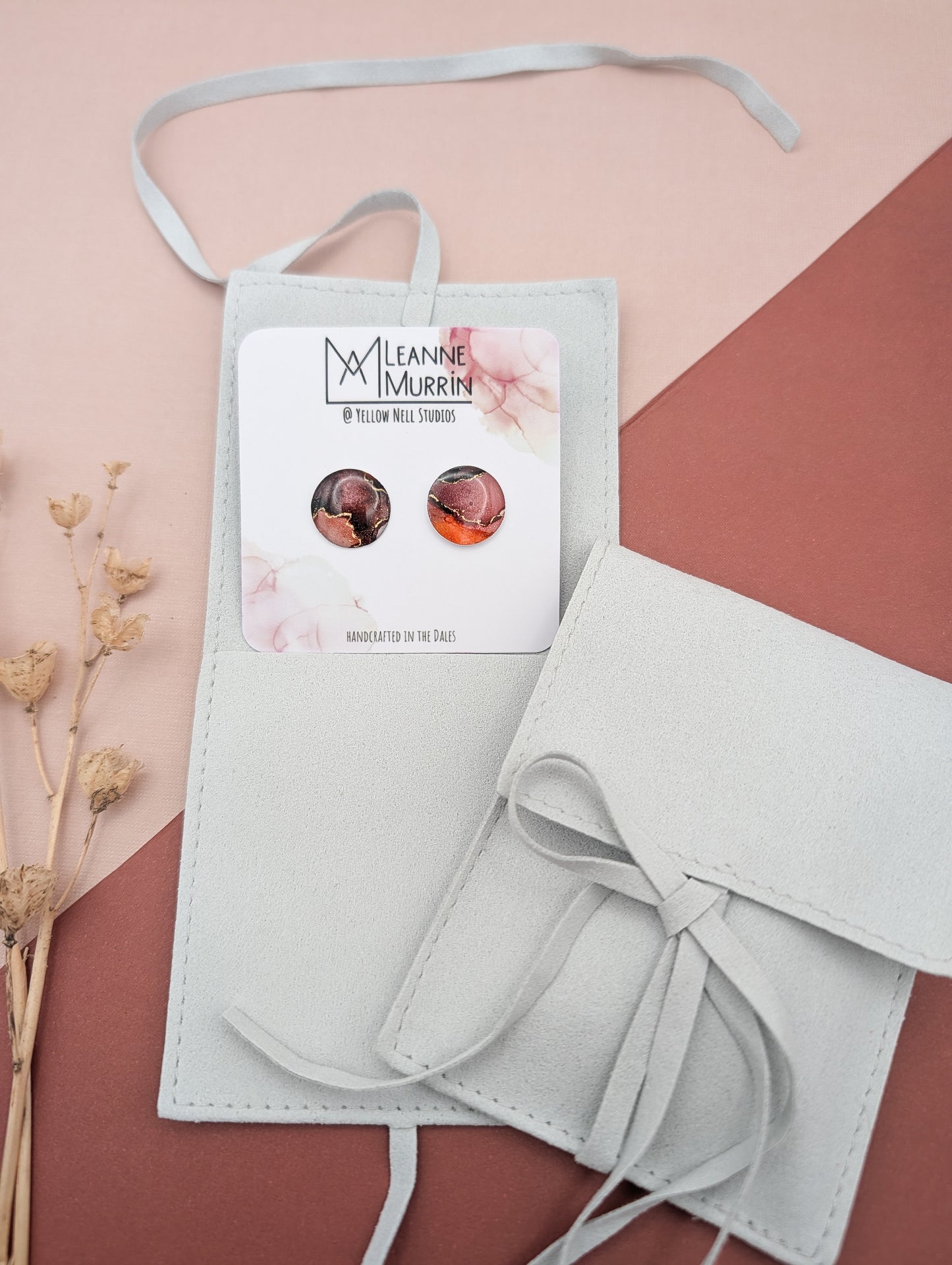 Where Land Meets Light Valley Light Stud Earrings