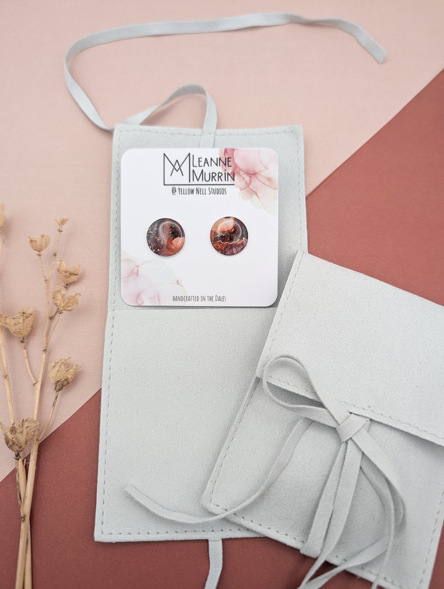 Where Land Meets Light Valley Light Stud Earrings