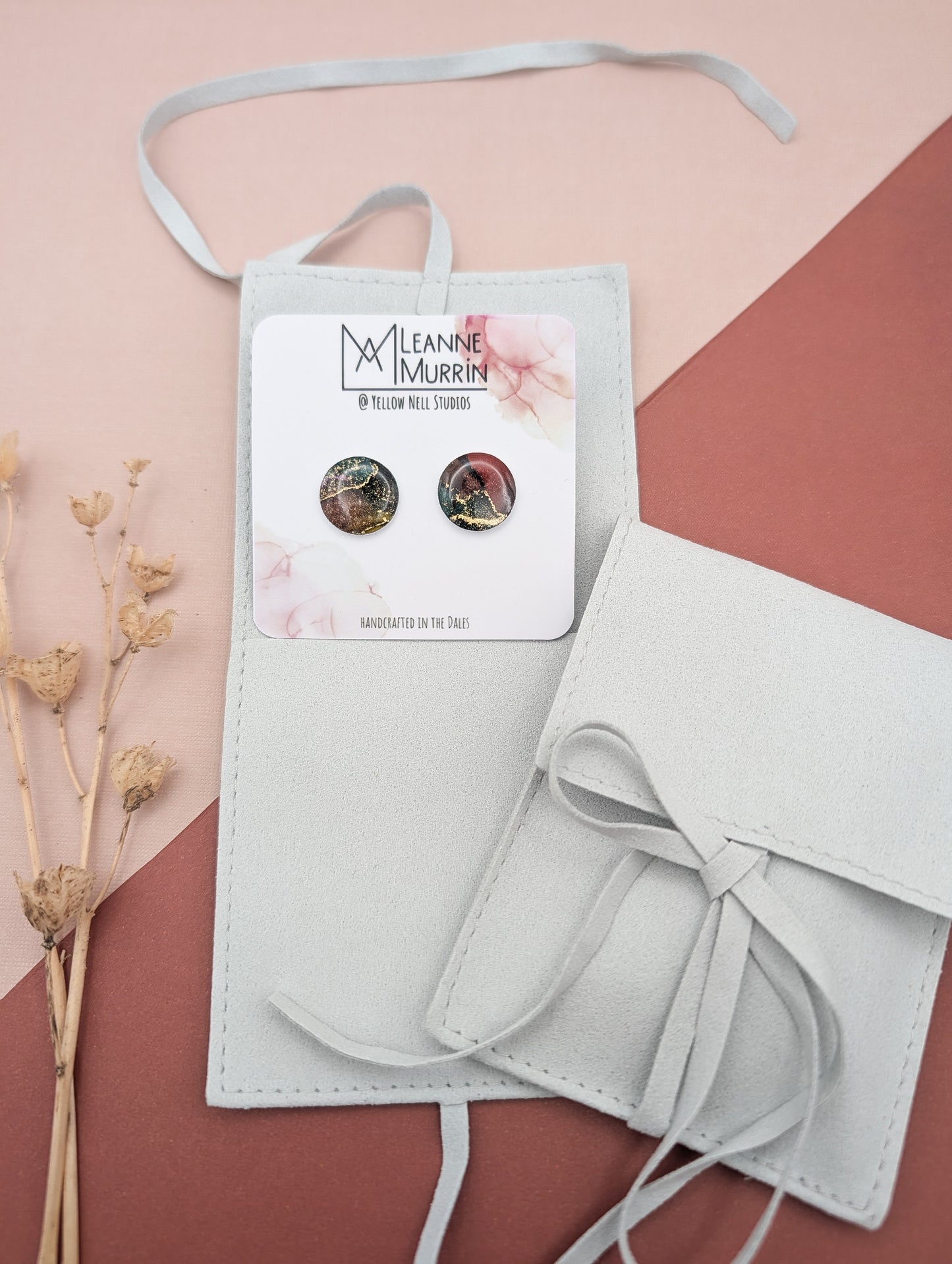 Where Land Meets Light Valley Light Stud Earrings