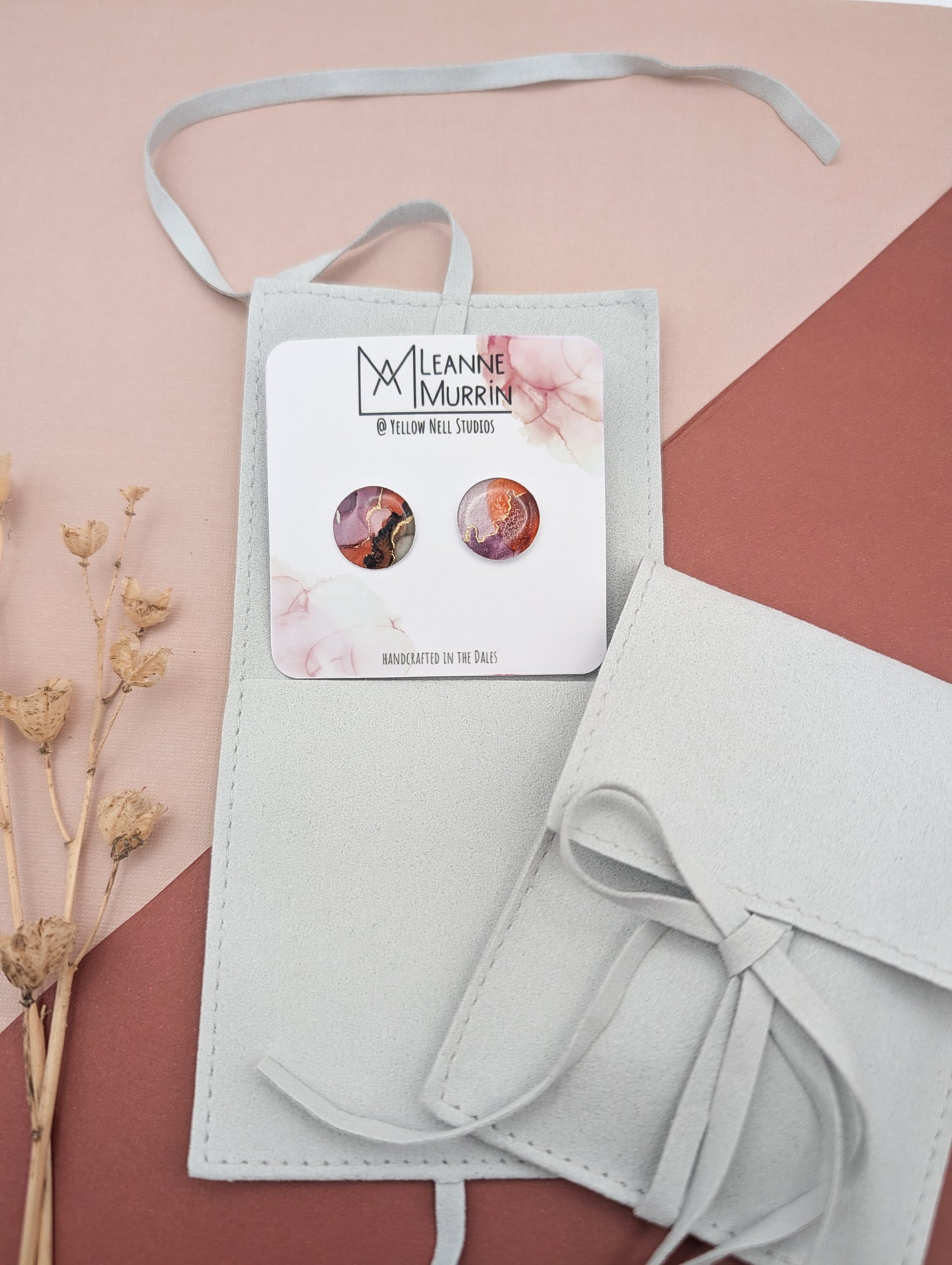 Where Land Meets Light Valley Light Stud Earrings