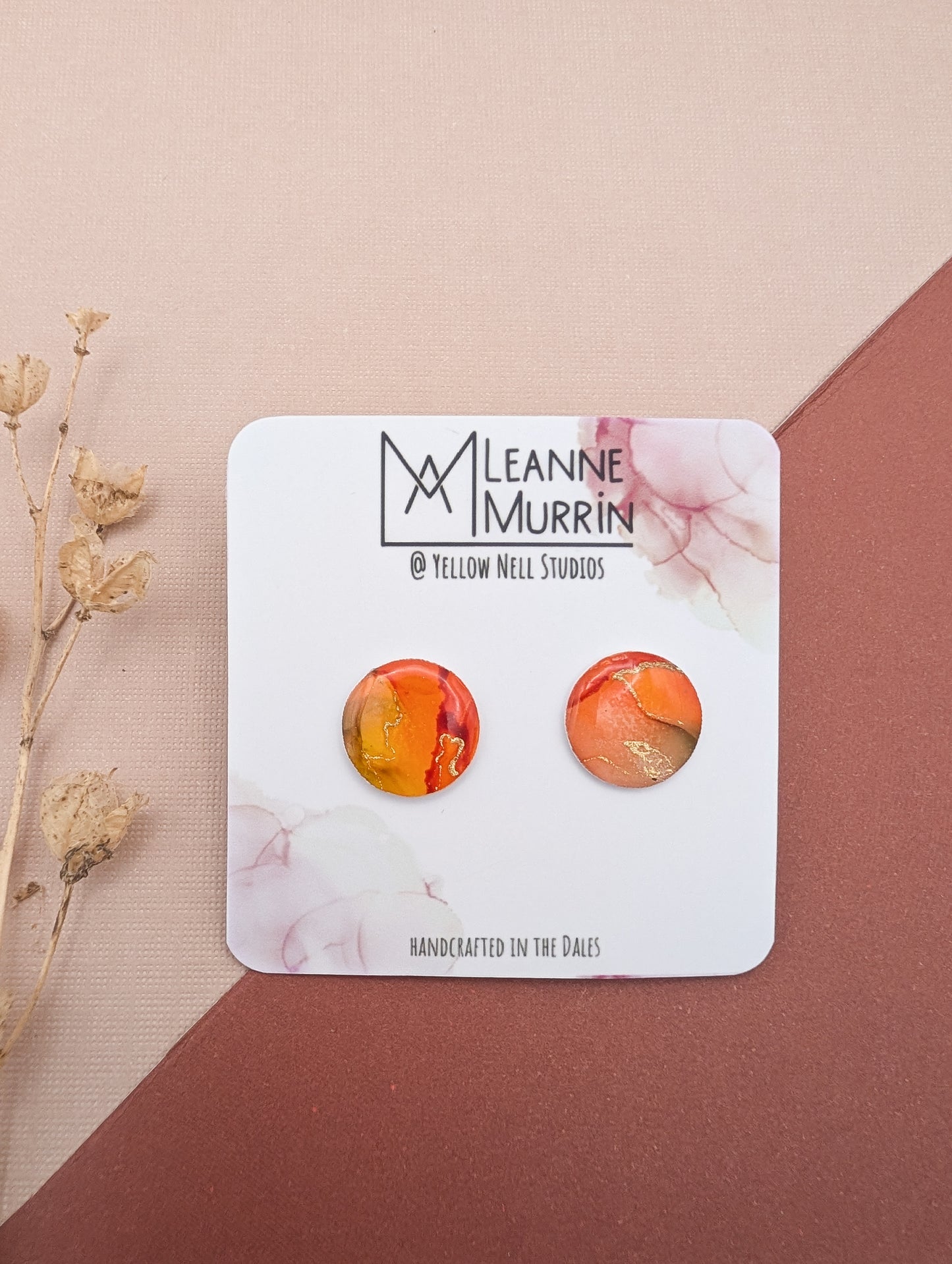 Where Land Meets Light Valley Light Stud Earrings