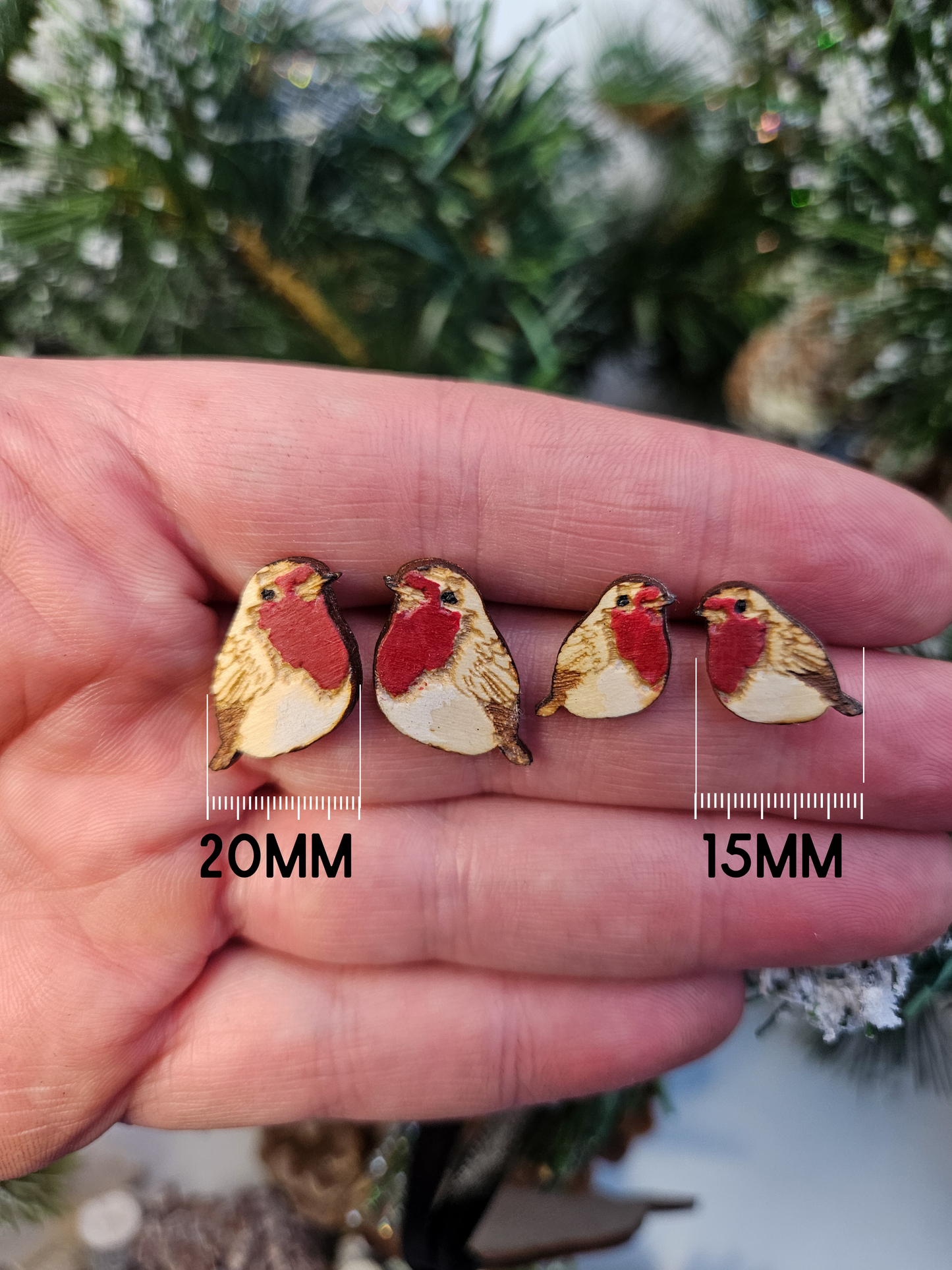 Robin Stud Earrings