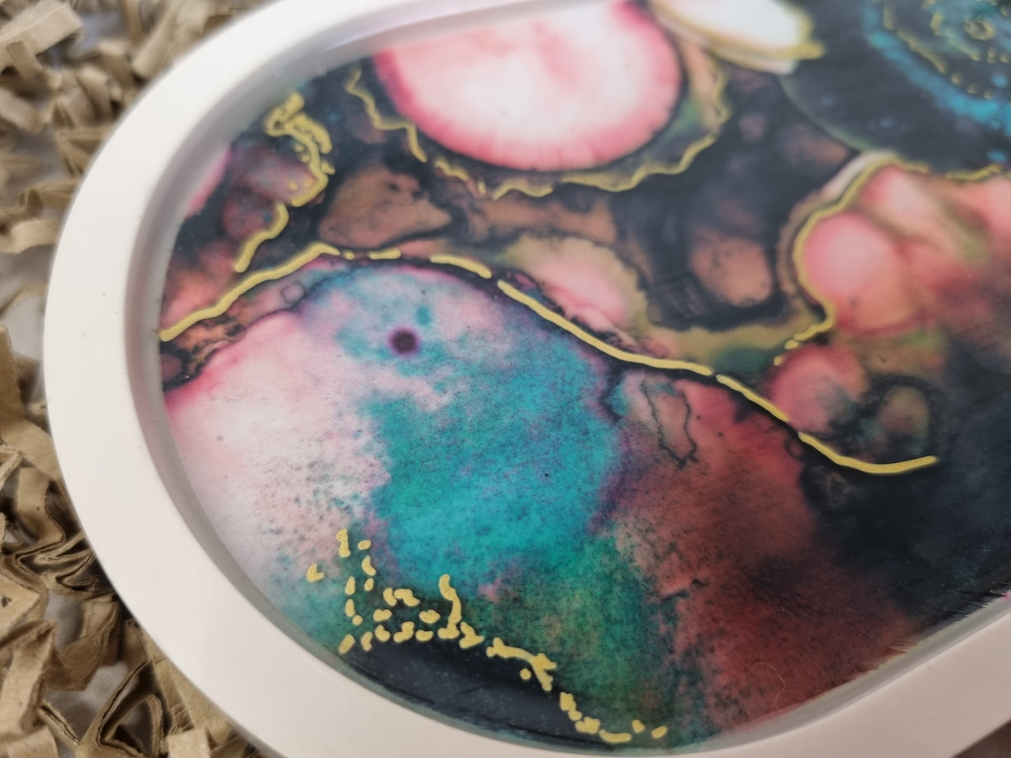 Duo Luxe Trinket Dish - Inky Pools 3