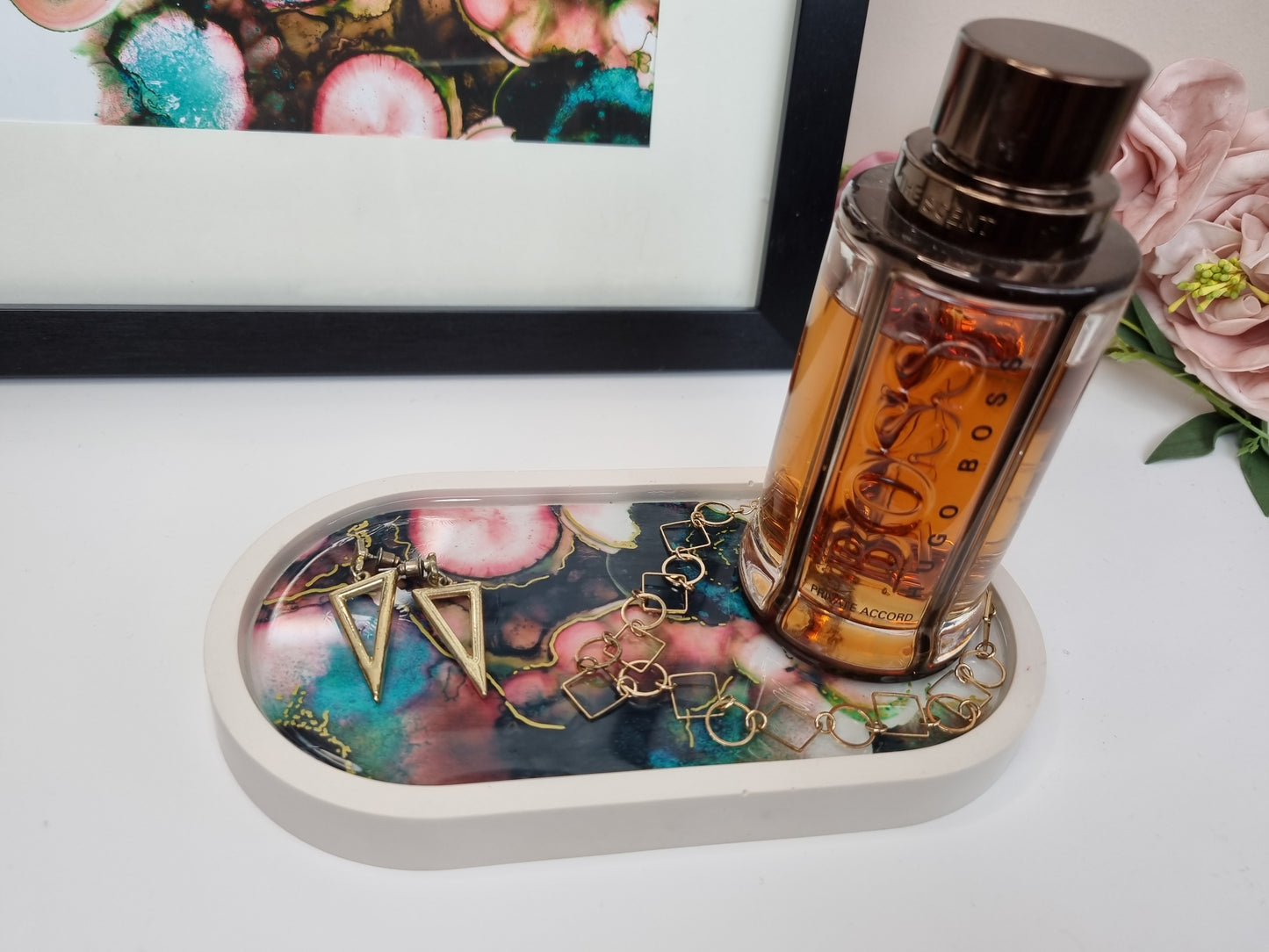 Duo Luxe Trinket Dish - Inky Pools 3